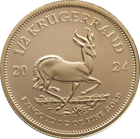 South African Mint Krugerrand zlaté mince Südafrika 1/2 oz