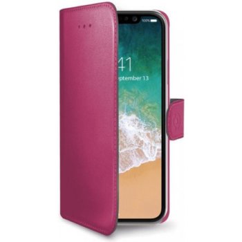Pouzdro CELLY Wally Apple iPhone X/XS růžové