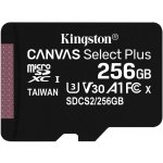 Kingston Canvas Select Plus microSDXC 256 GB SDCS2/256GBSP – Zboží Mobilmania