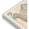 Nástěnné mapy National Geographic Severní Amerika - nástěnná mapa Executive 61 x 76 cm Varianta: mapa v hliníkovém rámu, Provedení: stříbrný rám