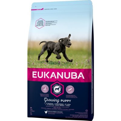 Eukanuba Growing Puppy Large Breed kuřecí 15 kg – Zboží Mobilmania
