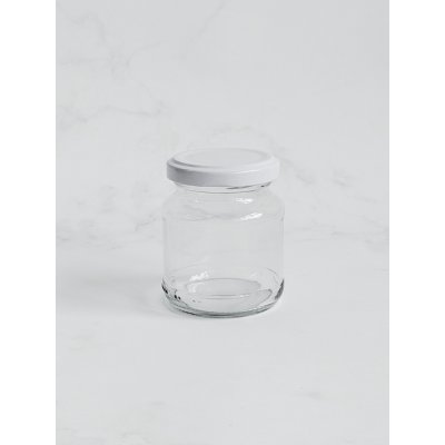 LUPA Kořenka skleněná 150 ml s bílým víčkem – Hledejceny.cz