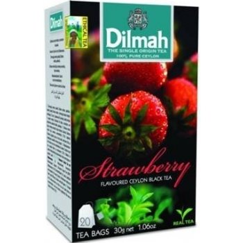 Dilmah Černý čaj Jahoda 20 x 1,5 g