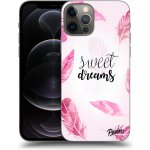 Pouzdro Picasee silikonové Apple iPhone 12 Pro - Sweet dreams černé – Sleviste.cz