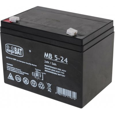 Mamido Gelová baterie pro elektrická autíčka AGM 24V 5Ah – Hledejceny.cz