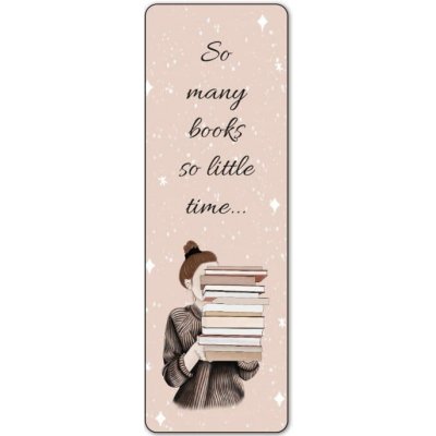 Záložka Canli - So many books, so little time – Hledejceny.cz