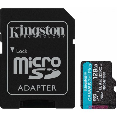 Kingston Canvas Go Plus A2 Micro SDXC 128GB SDCG4/128GB – Hledejceny.cz