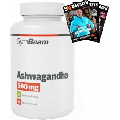 GymBeam Ashwagandha 180 kapslí – Zboží Mobilmania