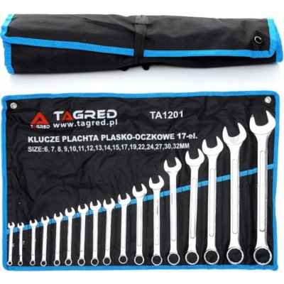 Tagred Očkoploché klíče 6-32mm sada 17 ks TA1201 – Hledejceny.cz