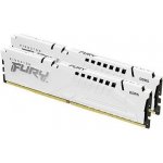 Kingston DDR5 Fury Beast White 32GB 2x16GB 6000MHz CL40 DIMM On Die ECC XMP 1.35V KF560C40BWK2 32 – Hledejceny.cz