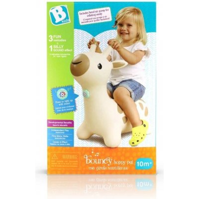 B-Kids gumový skákací hroch Žirafka pro děti – Zboží Dáma