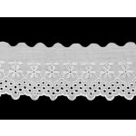 Madeira - štykování šíře 80 mm Varianta: bílá, Balení: 1 m – Sleviste.cz