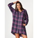 Flanelová na rozepínání Grafit růžová – Sleviste.cz