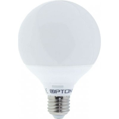 Optonica LED žárovka E27 G95 12W 1155 lm 175-265V 2700K, teplá bílá – Hledejceny.cz