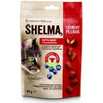 Shelma snack GF kočka polštářky hovězí / borůvka 60 g – Hledejceny.cz