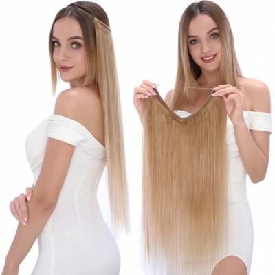 Girlshow Flip in vlasy - 60 cm dlouhý pás vlasů - odstín F60/613 – Hledejceny.cz