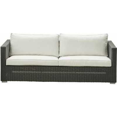 Cane-line Chester 197x85x63 cm umělý ratan graphite bez polstrů – Hledejceny.cz