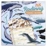 nástěnný Rodinný plánovací Animalium 30 x 30 cm 2026 – Zboží Dáma