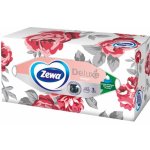 Zewa Deluxe papírové kapesníčky bílé Box 3-vrstvé 90 ks – Zbozi.Blesk.cz