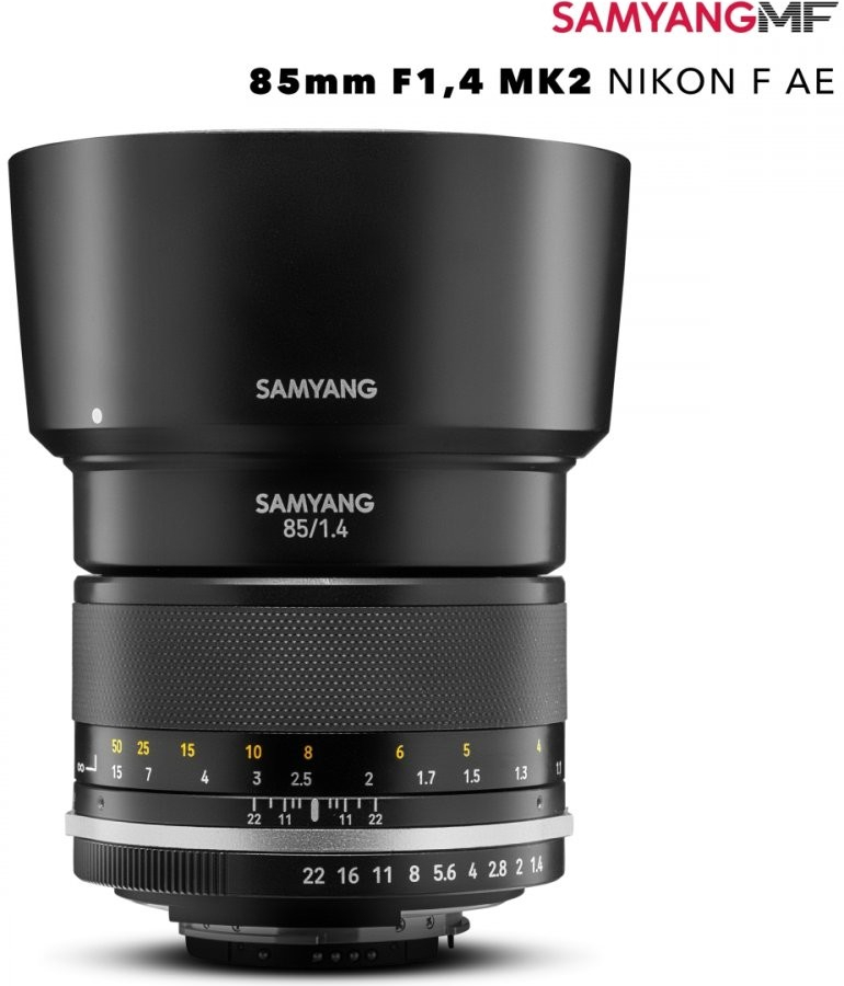 Samyang 85mm f/1.4 MK2 Nikon AE