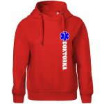 Hvězda života doktorka Oversized mikina dámská Moon kratší + širší Červená – Hledejceny.cz