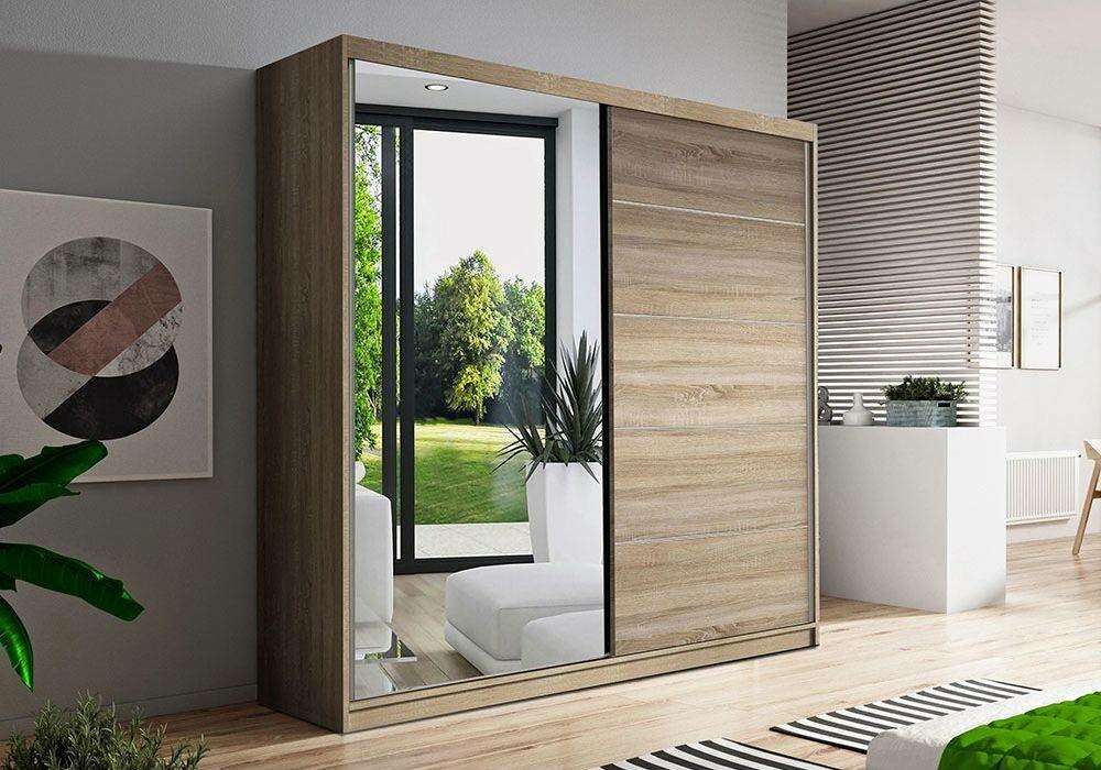 IDZCZAK VISTA 05 se zrcadlem 150 cm sonoma