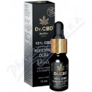 Dr. CBD 15% CBD konopný olej Forte s černým pepřem a rozmarýnem 10 ml