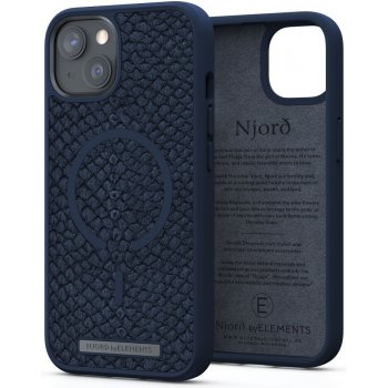 Pouzdro NJORD Vatn MagSafe case iPhone 13 modré