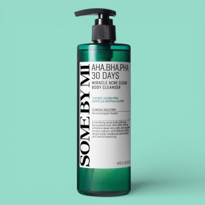 Some by Mi AHA BHA PHA 30 Days Miracle Clear Body Cleanser sprchový gel s obsahem kyselin 400 g – Sleviste.cz