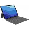 Pouzdro na tablet Logitech Combo Touch ochranný kryt s klávesnicí UK pro Apple iPad Pro 11" 1. 2. 3. 4. generace 920-010255 šedá