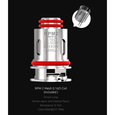 Smoktech RPM 2 Mesh coil Žhavicí hlava 0,16ohm – Sleviste.cz