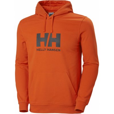 HELLY HANSEN HH LOGO HOODIE 33977_300 Oranžový – Zboží Mobilmania