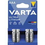 Varta Professional Lithium AAA 4ks 6103301404 – Zbozi.Blesk.cz