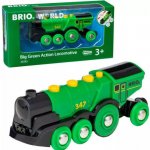 Brio 33593 Mohutná elektrická zelená lokomotiva se světly – Zboží Dáma