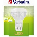 Verbatim LED žárovka GU10 5W 350lm 50W typ PAR16 35° teplá bílá