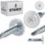 Samovrtné šrouby s podložkou 4,2x 19 mm RAL 9010 250 ks Etanco GM-B – Sleviste.cz