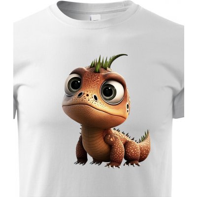 dětské triko dinosaurus 2 bílá – Sleviste.cz