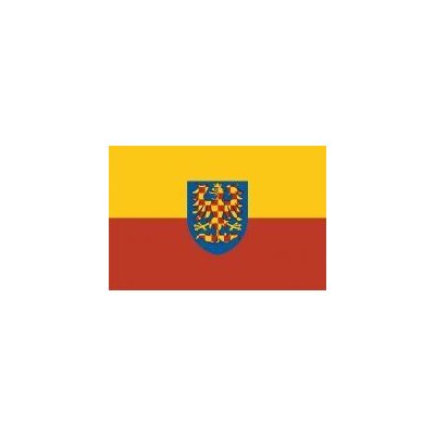 Moravská vlajka (žluto-červená) - 80 x 120 cm - tunel, karabina – Hledejceny.cz