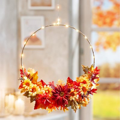 Weltbild LED Závěsná dekorace Podzim 843410, Ø 30 cm – Hledejceny.cz