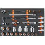 Beta Tools Modul 3/4" gola sada 26 ks pěnová EVA výplň 2450_M126 – Zboží Dáma