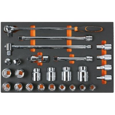 Beta Tools Modul 3/4" gola sada 26 ks pěnová EVA výplň 2450_M126 – Zboží Dáma