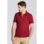 Gant CONTRAST COLLAR PIQUE SS RUGGER červená – Hledejceny.cz