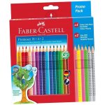 Faber-Castell Grip 2001 18 barev + 4 barvy + 2 grafitové tužky – Zboží Dáma