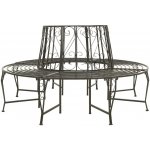 vidaXL Zahradní lavice kolem stromu 160 cm ocel 313033 – Zboží Dáma