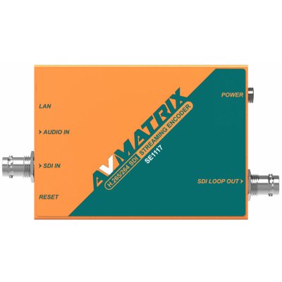 AVMATRIX SE1117 H.265/ H.264 SDI STREAMING ENCODER – Zboží Mobilmania