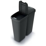 Pro Compacta Q DUO recyklovaný černý s černým víkem objem 50l – Zboží Dáma