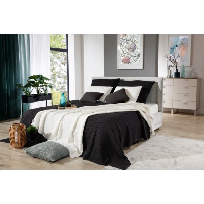 Vital Home přehoz na postel bavlna černý 160 x 220 cm – Zboží Mobilmania