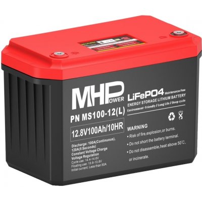 MHPower MS100-12(L) 12V 100Ah LC4-M8 – Zboží Mobilmania