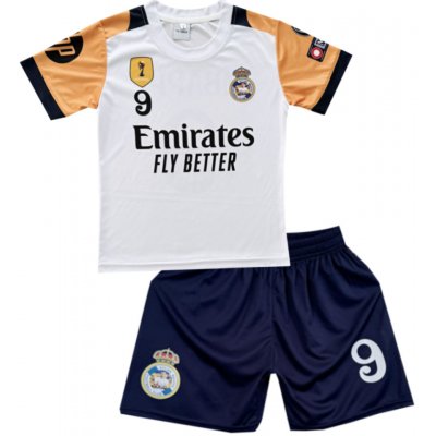 Numberoplus dětský fotbalový dres Komplet Real Madrid 28282 Kylian Mbappé 9 – Zboží Dáma