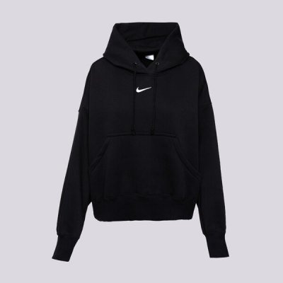 Nike W Nsw Phnx Flc Oos Po Hoodie černá – Zboží Dáma